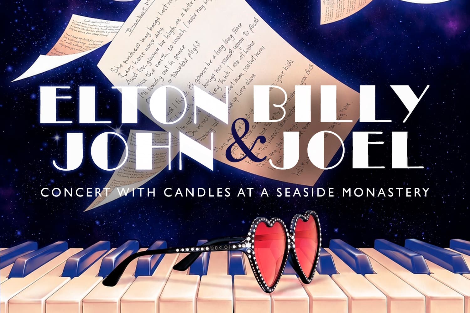 Elton John & Billy Joel Tribute. קונצרט לאור נרות